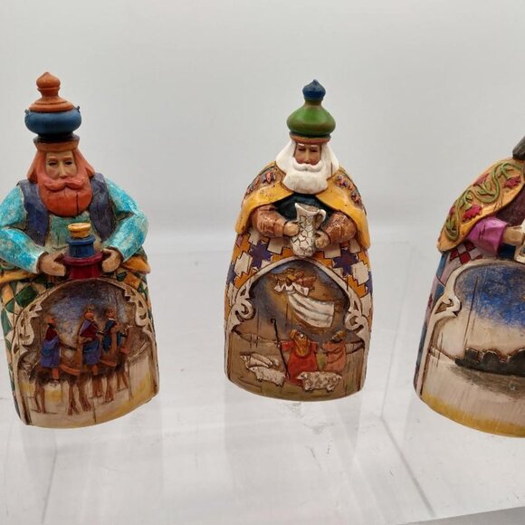 Jim Shore 3 Wise Men Ornaments - Picture 1 of 12